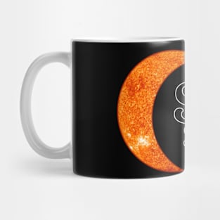 The Star of the Show - Solar Eclipse Design No 3 Mug